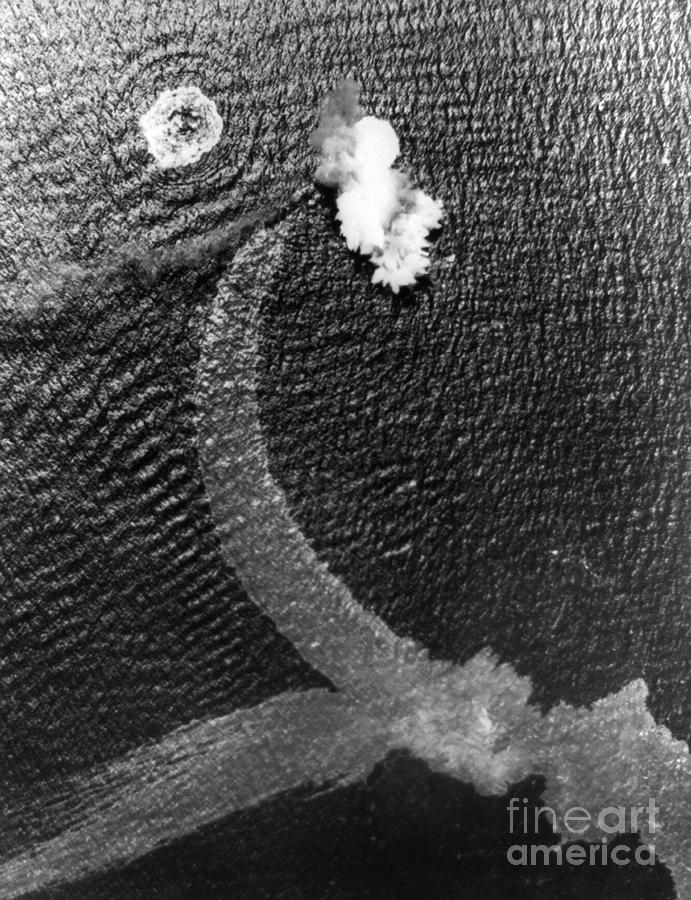 Battle of the Bismarck Sea, 1943 Photograph by Granger
