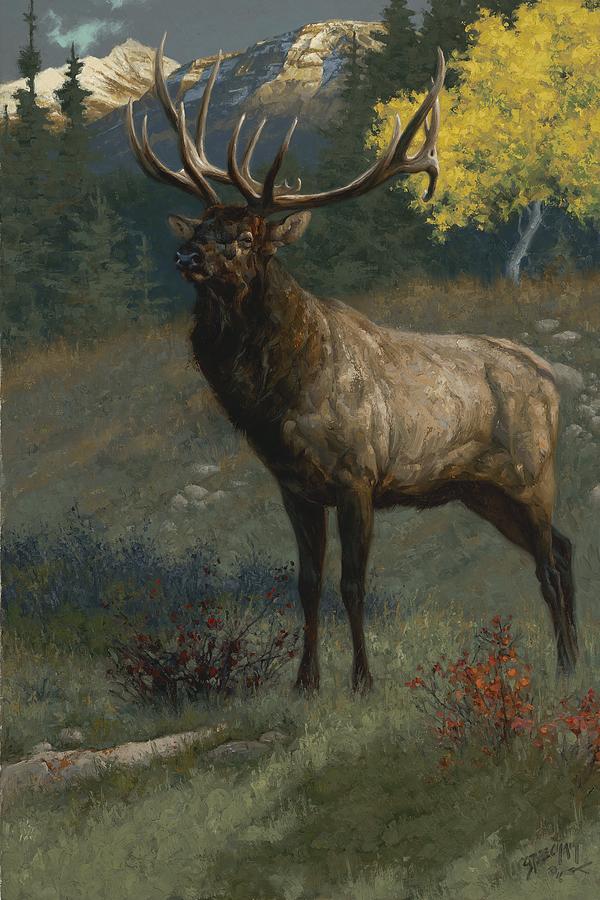 Wildlife Painting - Battle Tested by Greg Beecham