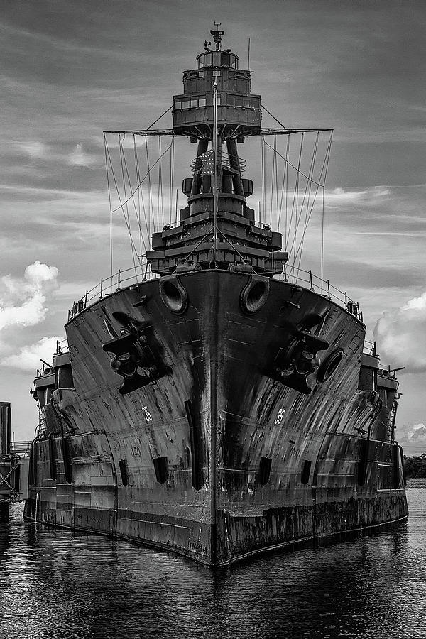 Last of the Dreadnoughts - Battleship Texas Photograph by Mike Schaffner