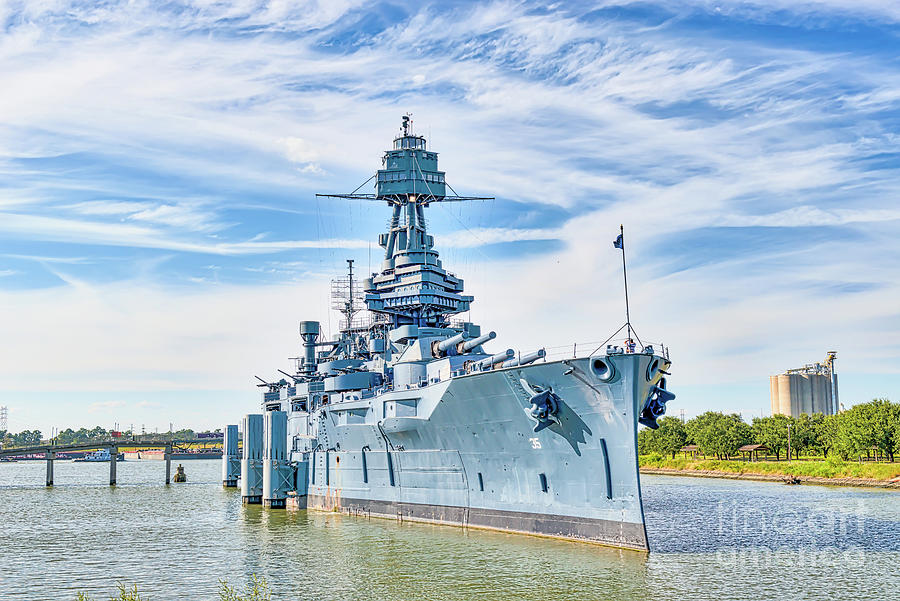 Battleship U S S Texas Photograph by Bee Creek Photography - Tod and ...