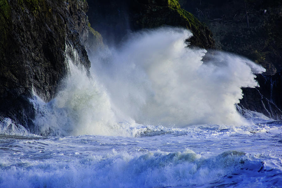 Battling Waves Photograph by Tikvahs Hope
