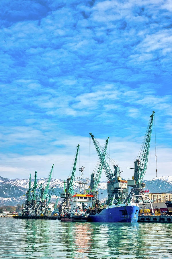Batumi sea port Photograph by Fabrizio Troiani