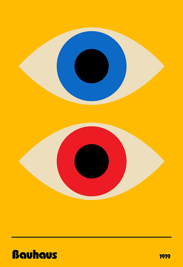 Bauhaus 2 Eyes Digital Art by Pop Art World | Pixels