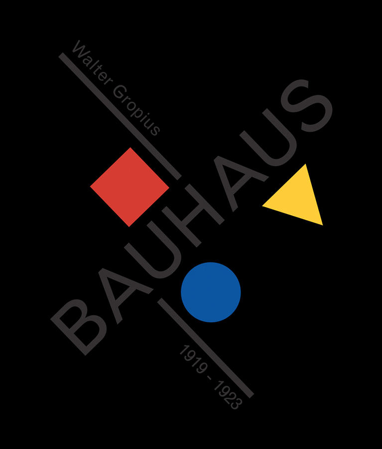 Bauhaus Movement Reproduction, 1919 Artwork Digital Art By Thanh Nguyen