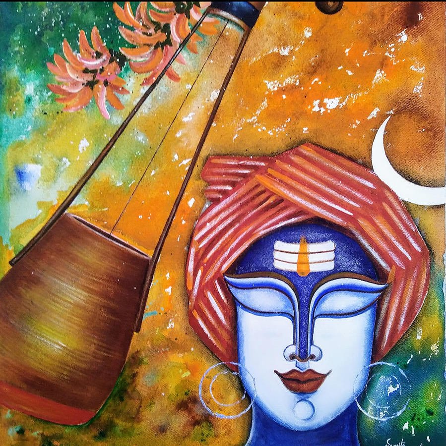 Baul Vaishnav Painting by Susmita Mandal - Fine Art America