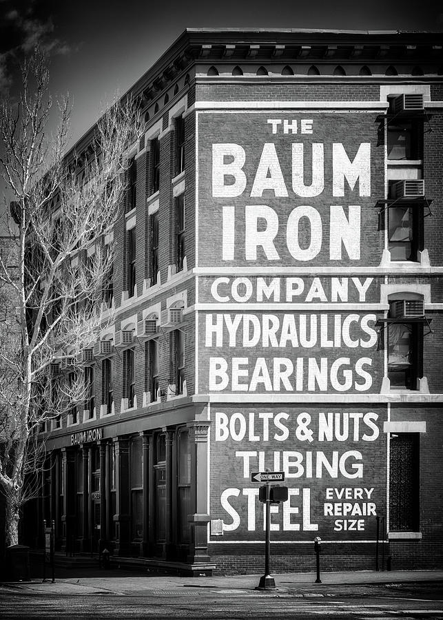 Architecture Photograph - Baum Iron Company - Old Market - Omaha by Susan Rissi Tregoning