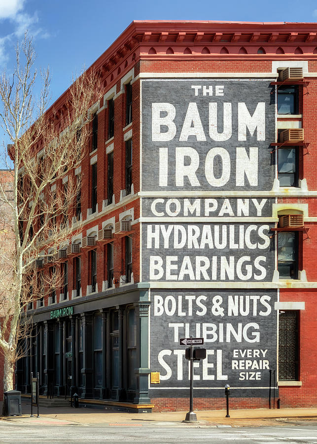 Architecture Photograph - Baum Iron Company - Omaha Nebraska by Susan Rissi Tregoning