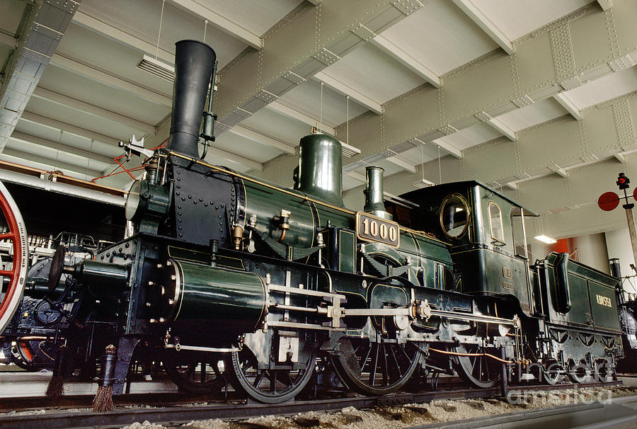 Bavarian B IX 1000, Landwuhrden Steam Locomotive, 2-4-0 Photograph By ...