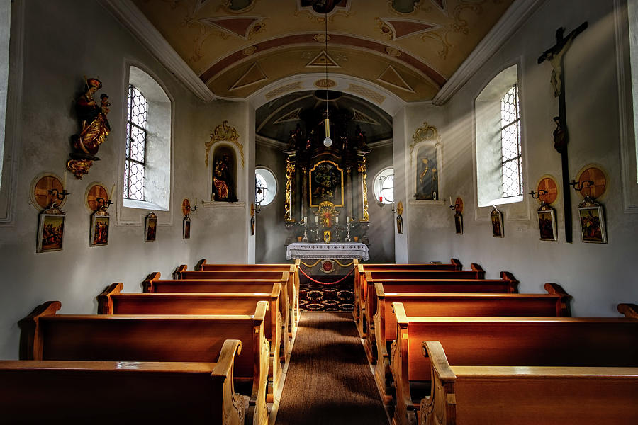 Bavarian Church Photograph by Bill Chizek