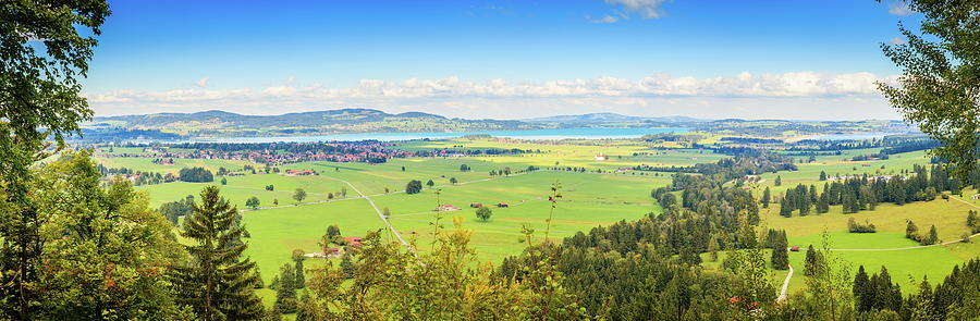 Bavarian countryside panorama Photograph by Alexey Stiop