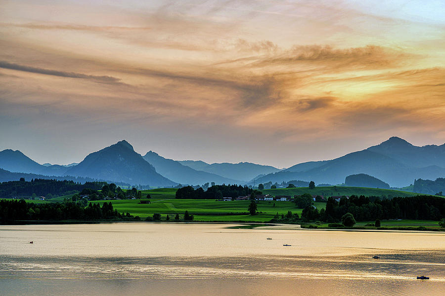 Bavarian Sunset Beauty Photograph By Markus Kniebes Fine Art America