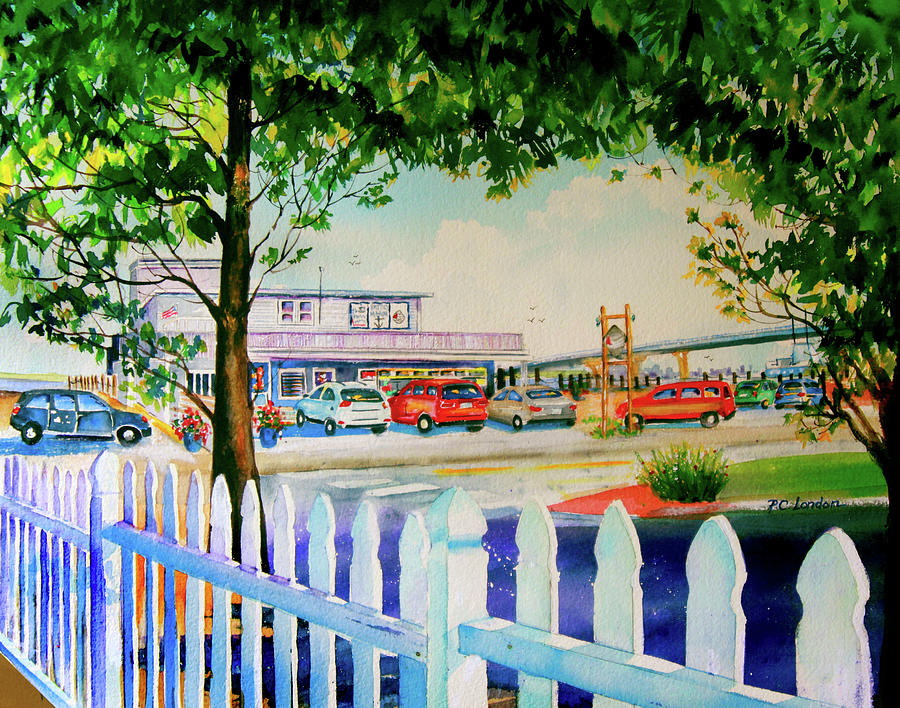 Bay Avenue View Painting by Phyllis London