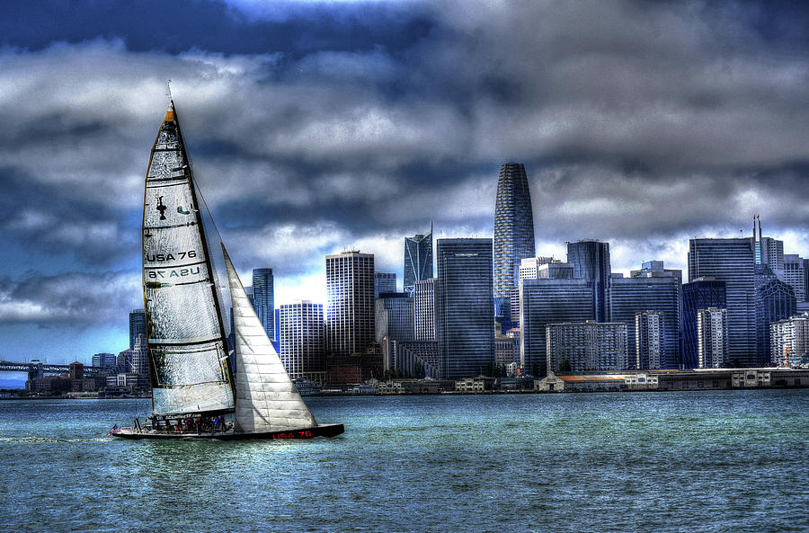 Bay City Sail Photograph by Wayne King