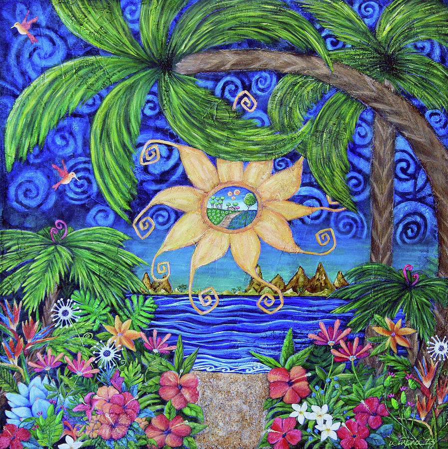 Bay of Dreams Painting by Sunshyne Joyful