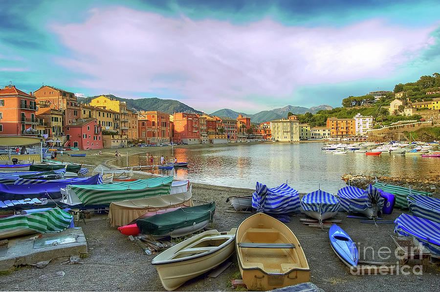 Boat Photograph - Bay of Silence - Sestri Levante - Italy by Paolo Signorini