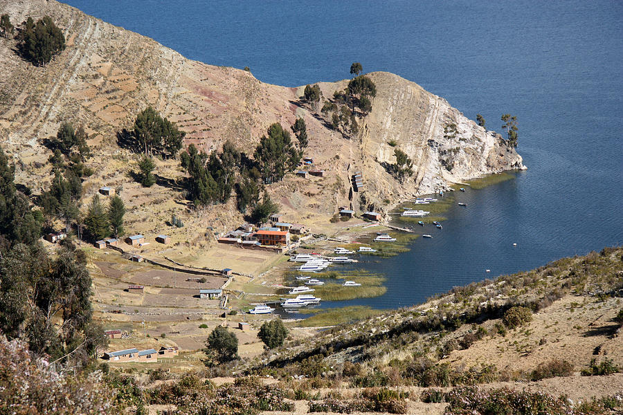 Bay on Isla del Sol, Lake Titicaca, Bolivia Photograph by Jjspring