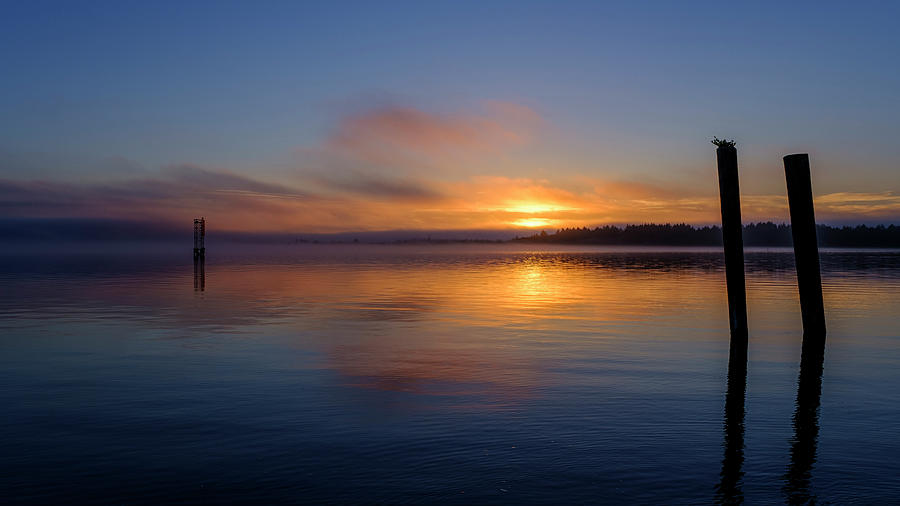 Bay Point Oregon Sunset Photograph by Tony Locke