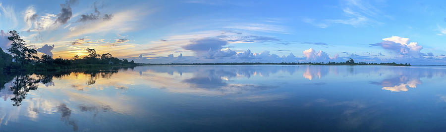 Bay Sunrise Panorama Photograph