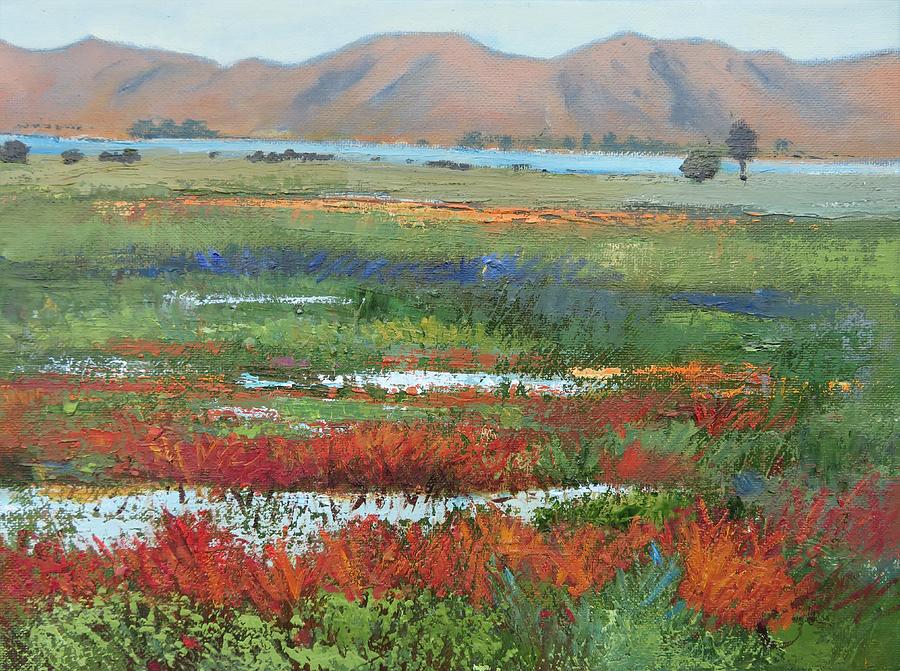 Alviso Painting - Bay View by Gary Coleman