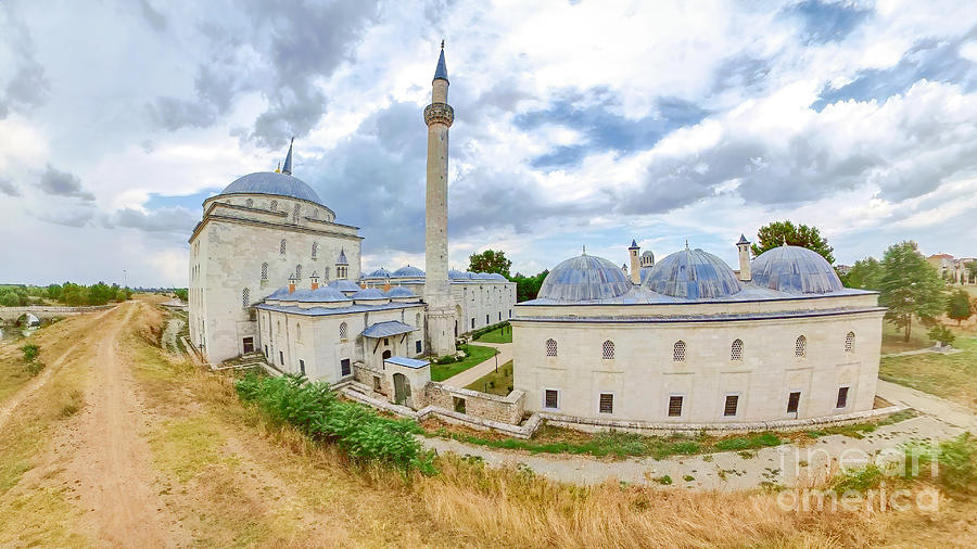 Bayezid II Mosque Complex of Edirne in Turkey Digital Art by Benny Marty