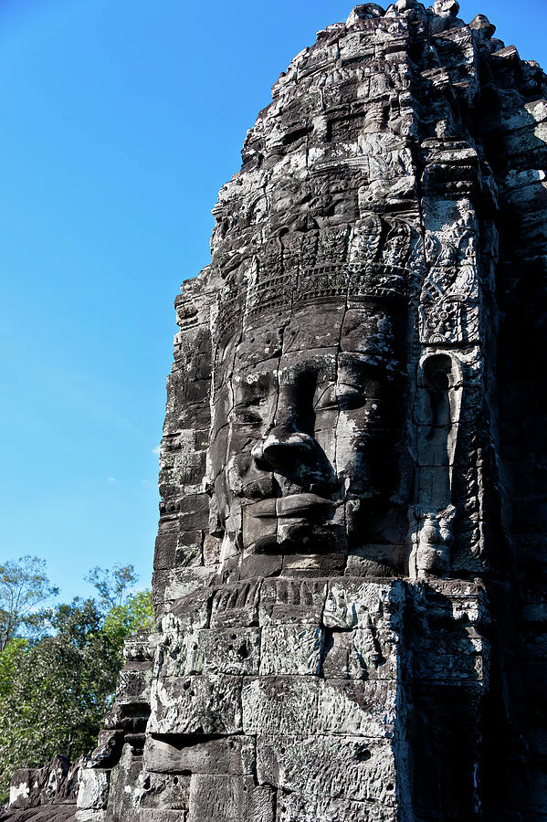 Bayon temple.  Angkor Wat. Cambodia Photograph by N