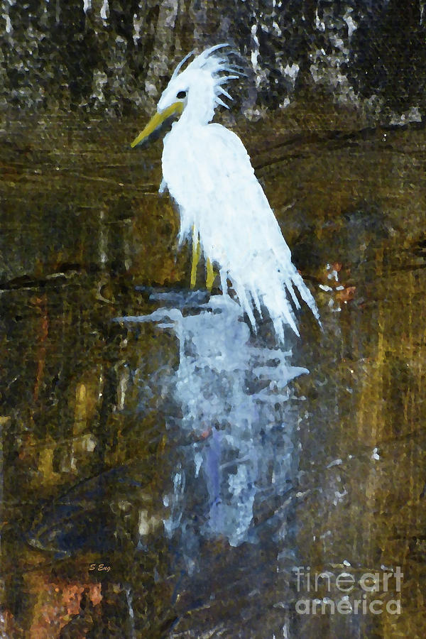Bayou Bird 300 Painting by Sharon Williams Eng