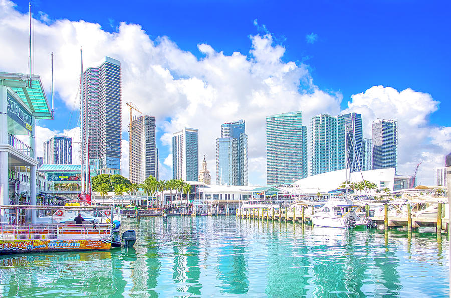 Bayside Marketplace in Downtown Miami Photograph by Mark Andrew Thomas