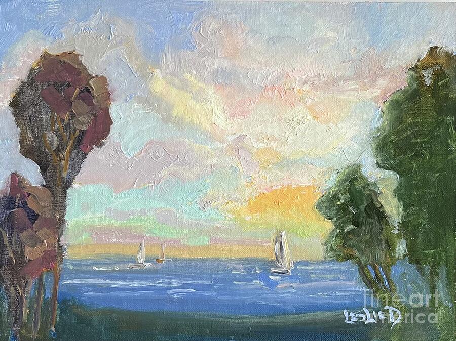 Bayside Park Painting by Leslie Dobbins - Fine Art America