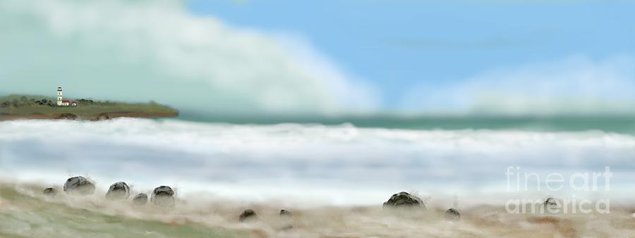 Beach Digital Art - Bayside Pride of the Mind, of I by Julie Grimshaw