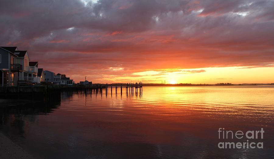 Bayside Sunset Photograph