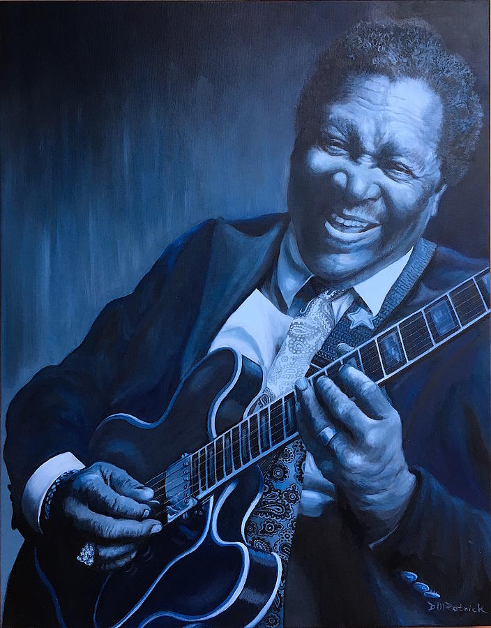 B.B. King Painting By Debbie Patrick