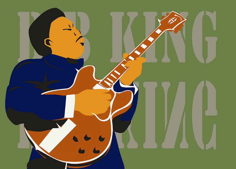 BB King Minimalist Poster Painting By Karl Stewart Fine Art America   Bb King Minimalist Poster Karl Stewart 