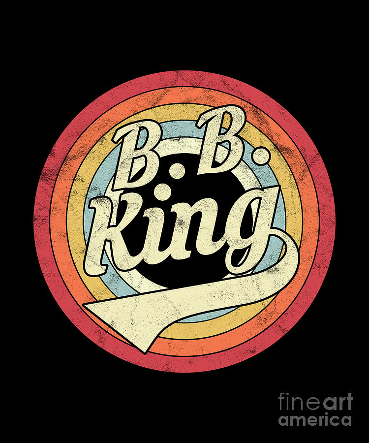 BB King - Retro Vintage Digital Art By Rocking The Things - Fine Art ...