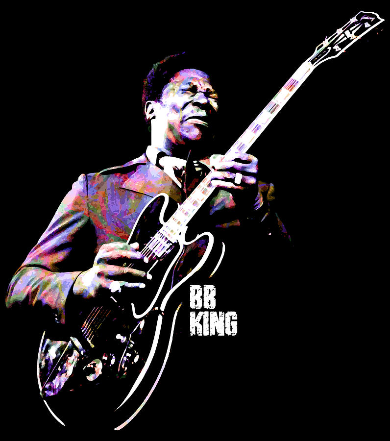 BB King. Riley B. King. V.3 Digital Art By Taurungka Graphic Design