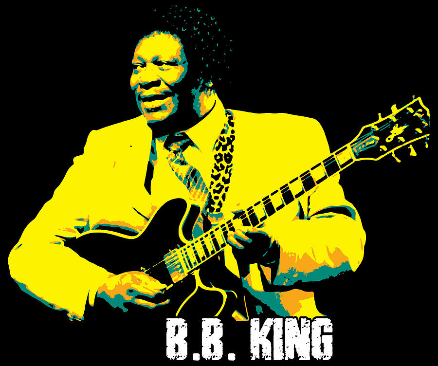 BB King. Riley B. King. V4 Digital Art By Taurungka Graphic Design | Pixels