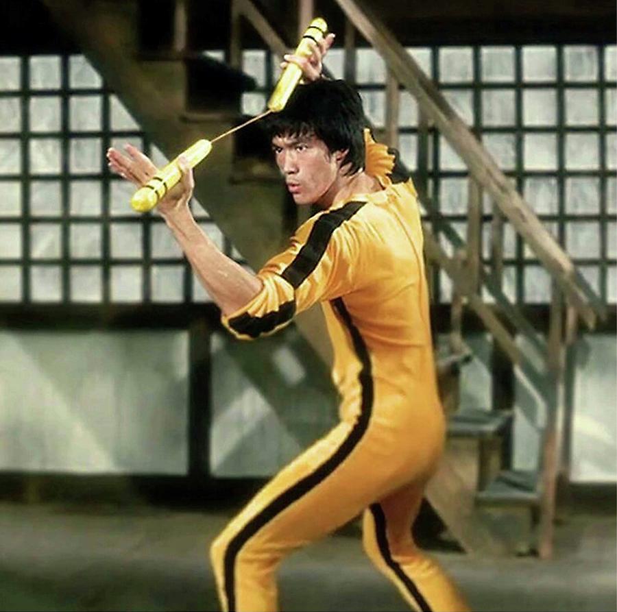 BBRUCE LEE in GAME OF DEATH Mixed Media by Kieran Hegmann - Fine Art ...