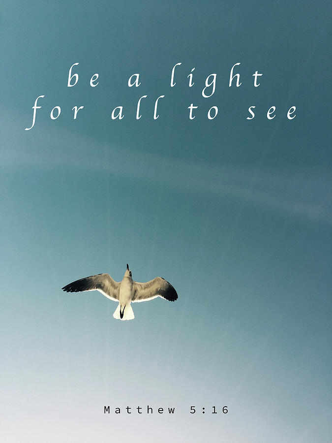 Be a light for all to see Digital Art by Katharina Bruenen