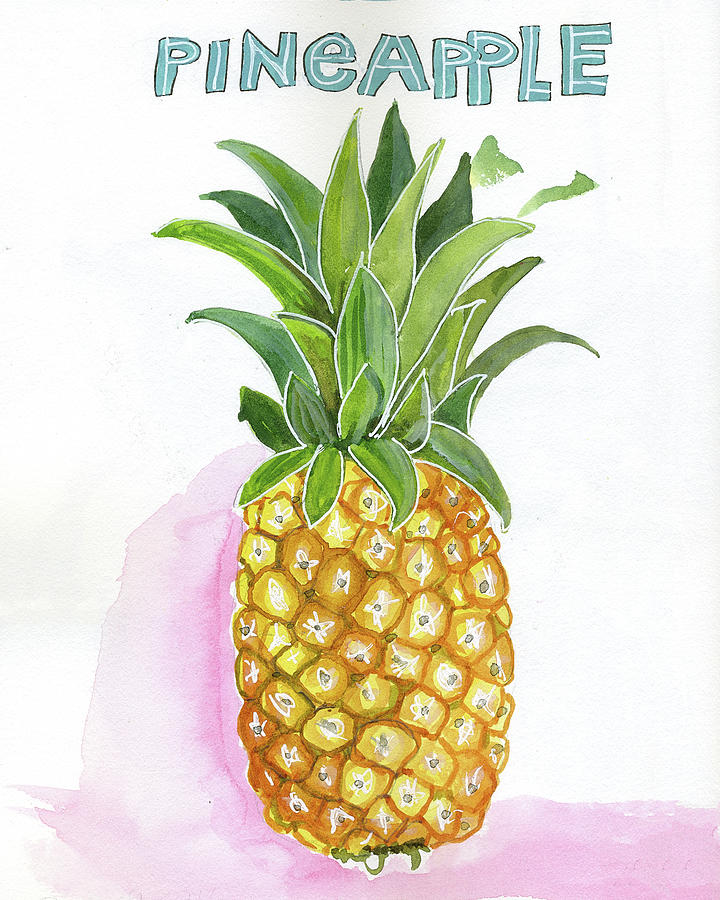 Be A Pineapple Painting by Blenda Studio