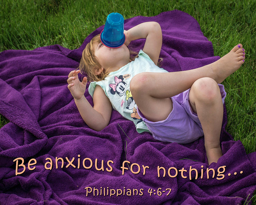 Be Anxious For Nothing Photograph by Bill Pevlor