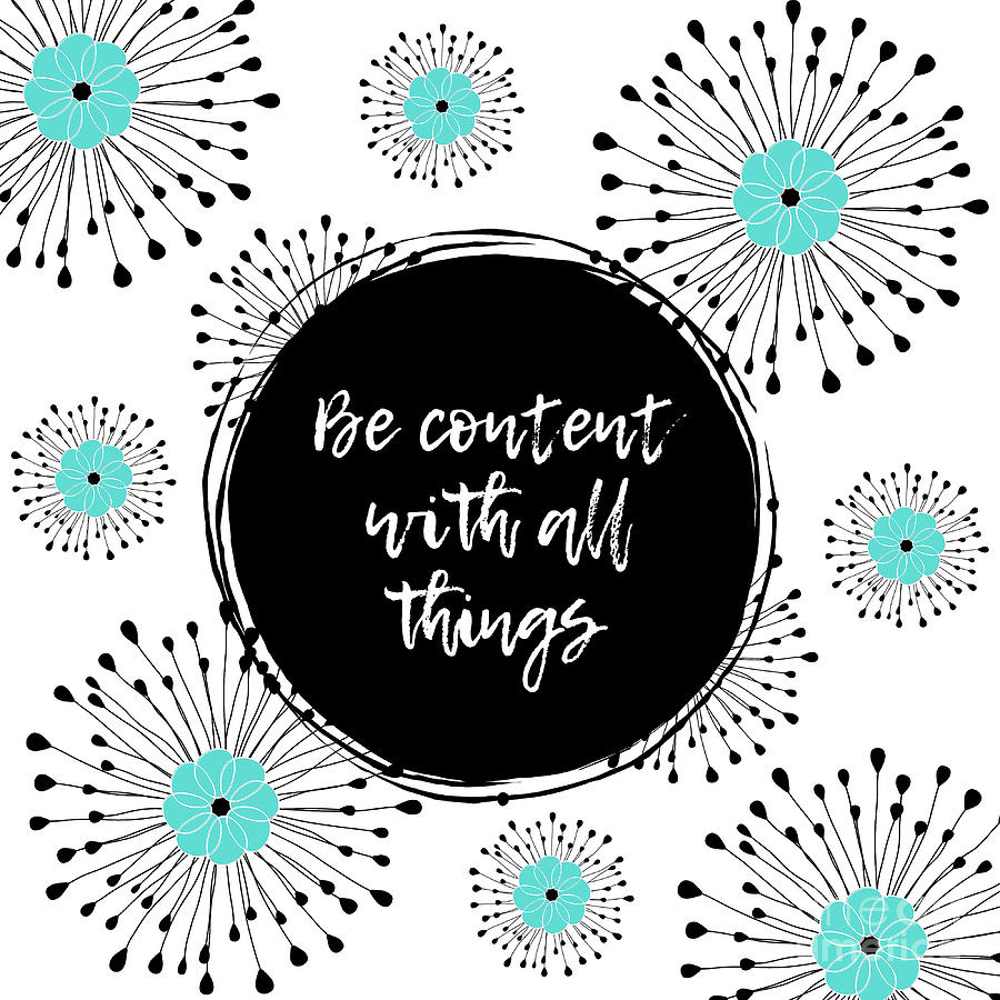 Be Content With All Things Mixed Media