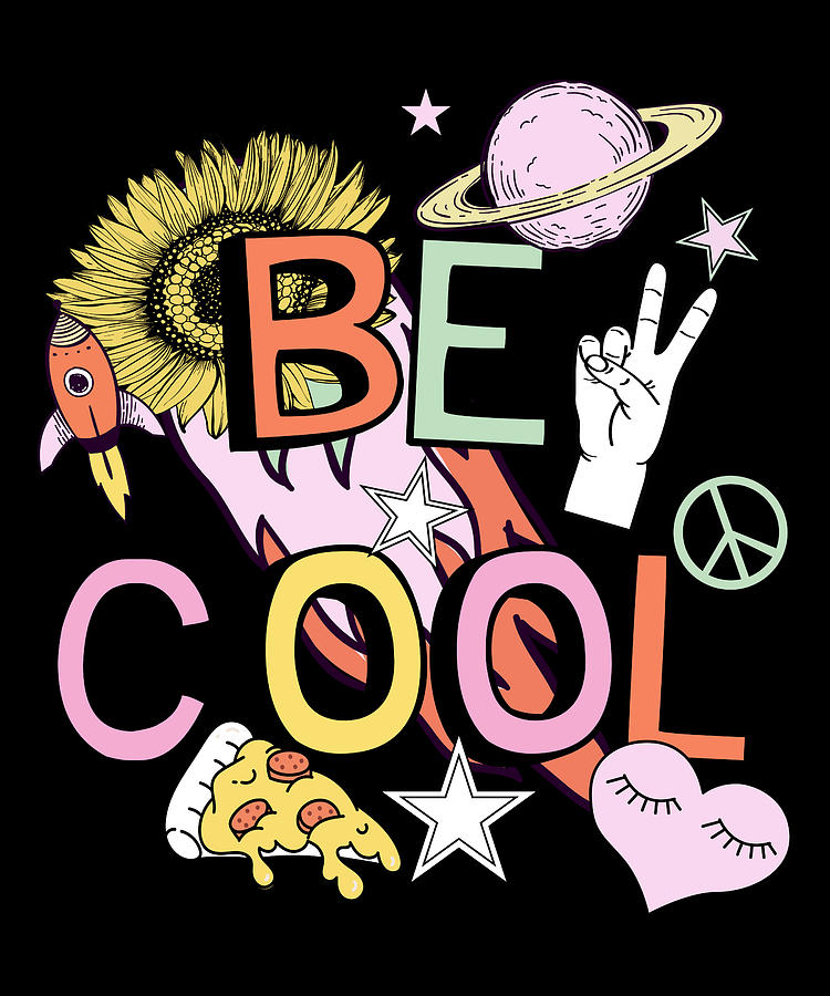 Be cool Retro Pop Art inspired 80s art Digital Art by Licensed art ...