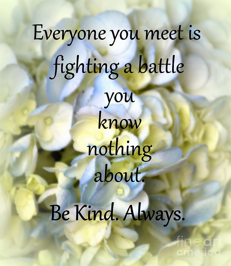 Be Kind by Patti Whitten Be Kind by Patti Whitten