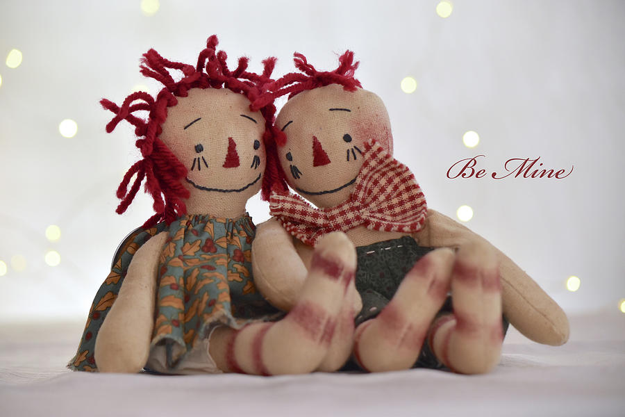 Doll Photograph - Be Mine by Nancy Jacobson