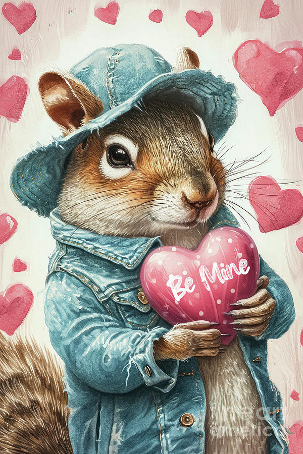 Be Mine Painting by Tina LeCour