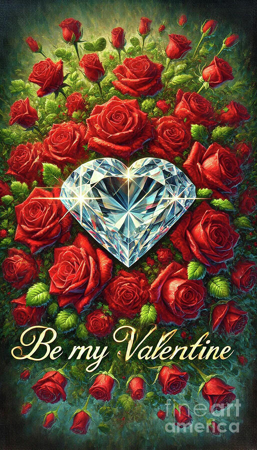 Be My Valentine Digital Art by Abbie Shores Aka Frankie Shifter Be My Valentine Digital Art by Abbie Shores Aka Frankie Shifter