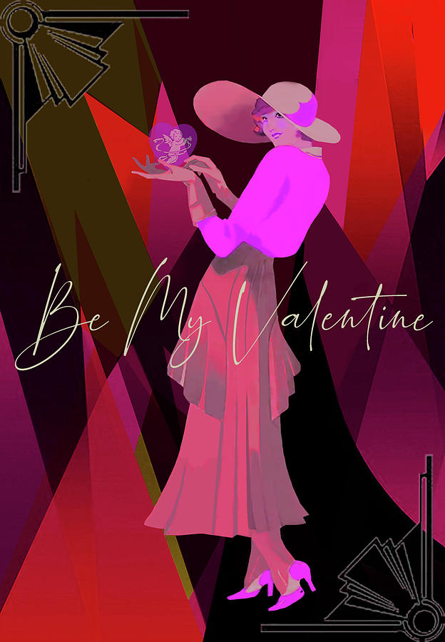 Be my valentine Digital Art by Jeff Burgess