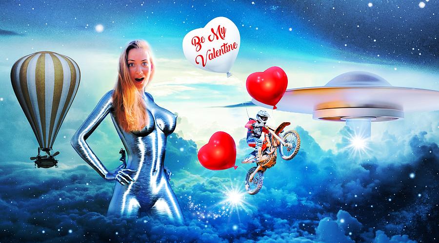 Be My Valentine Mega Babe From Outer Space Photograph
