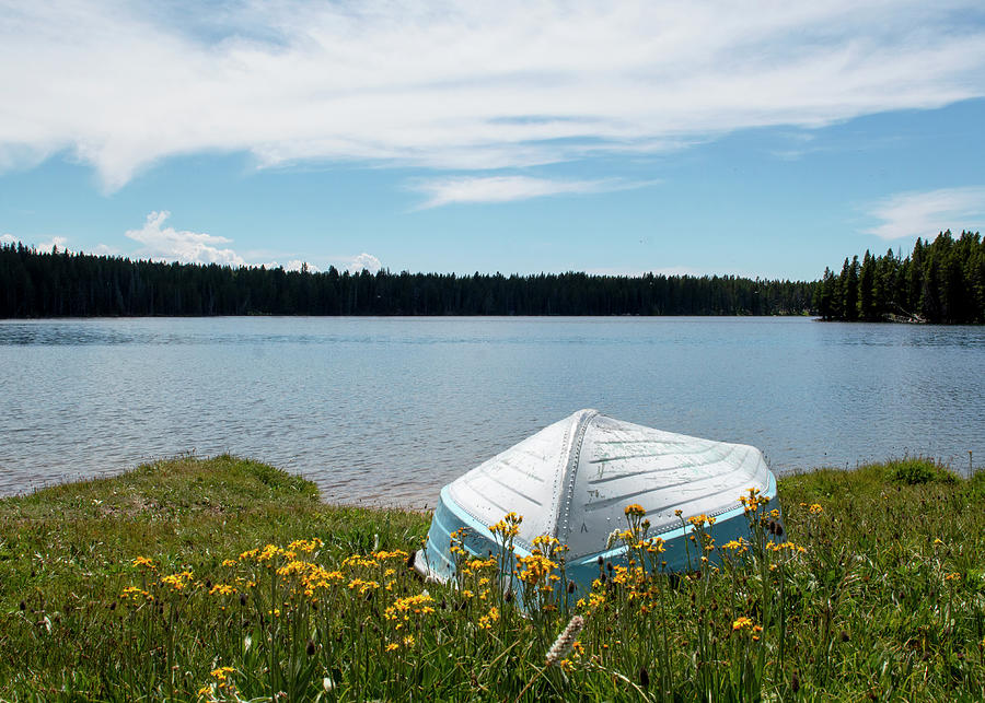 Canoe Photograph - Be Still and Breathe by Tracie Fernandez Canoe Photograph - Be Still and Breathe by Tracie Fernandez