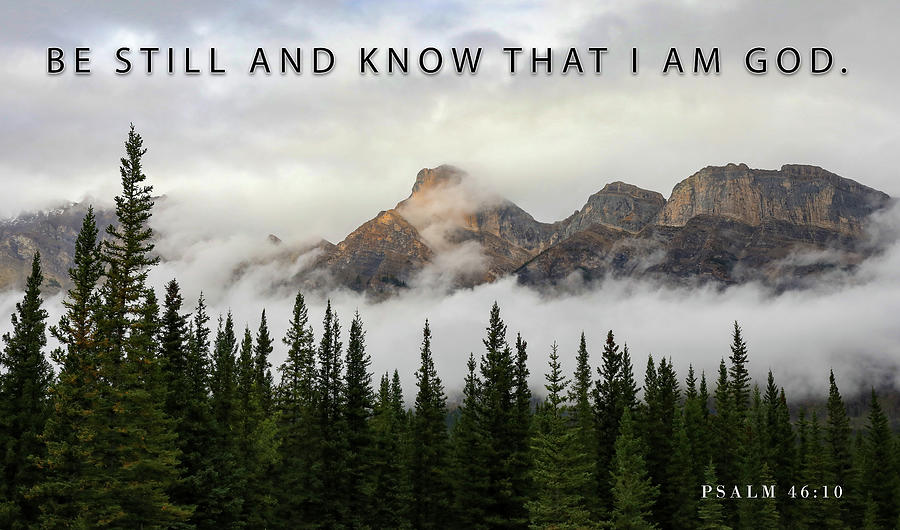 Be Still And Know That I Am God Landscape Mixed Media by Dan Sproul