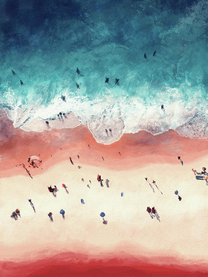 Beach 1 Digital Art by Lauren Clifton